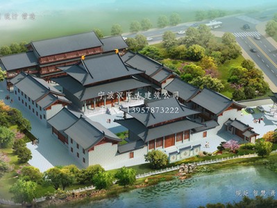 中式建筑鳥瞰圖設計，捕捉古典韻味，定格歷史瞬間